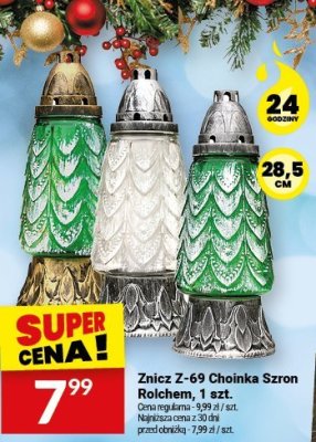 Znicz Z-69 Choinka Szron Rolchem promocja w Twój Market