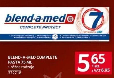 Pasta Blend-a-med Complete 75 ml promocja w Selgros