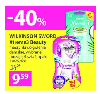 Maszynka do golenia Wilkinson xtreme 3 beauty promocje