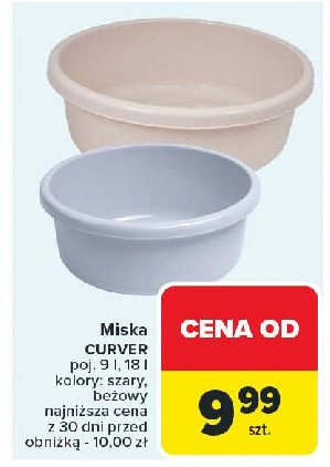 Miska 18 l Curver promocja w Carrefour