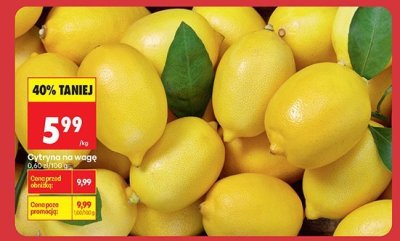 Cytryna na wagę promocja w Biedronka