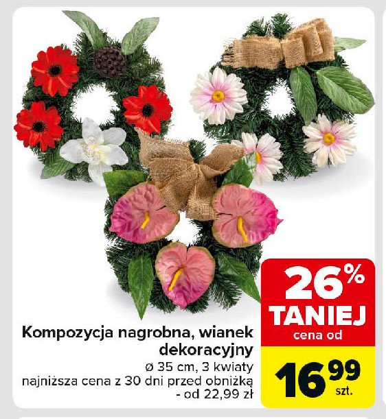 Kompozycja nagrobkowa promocja