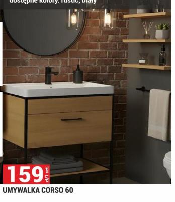 Umywalka BELWEDER UMYWALKA CORSO 60 kolor biały promocja w Merkury Market