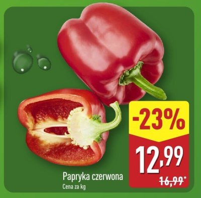 Papryka czerwona promocja w Aldi
