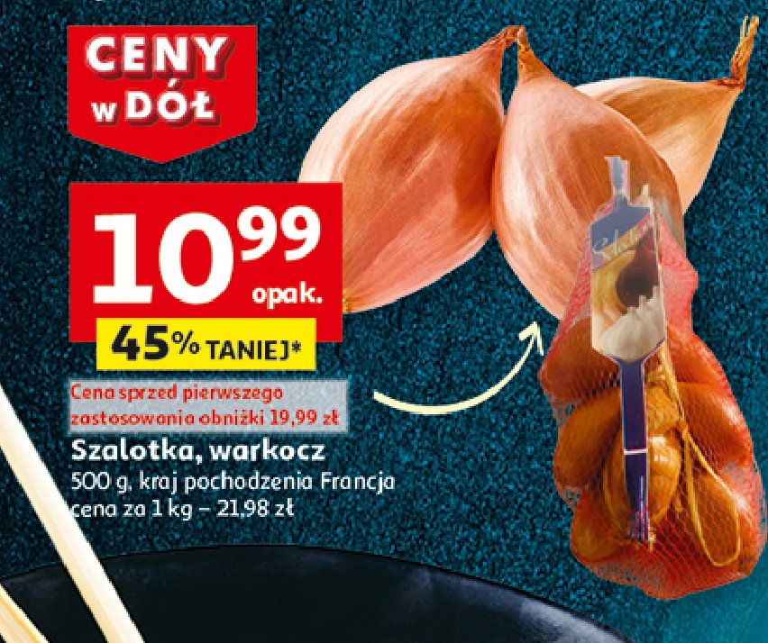 Cebula szalotka promocja w Auchan