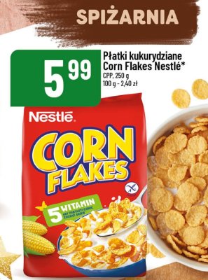 Płatki kukurydziane Corn Flakes Nestlé promocja w POLOmarket