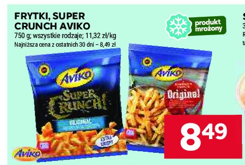 Frytki Aviko super crunch promocja