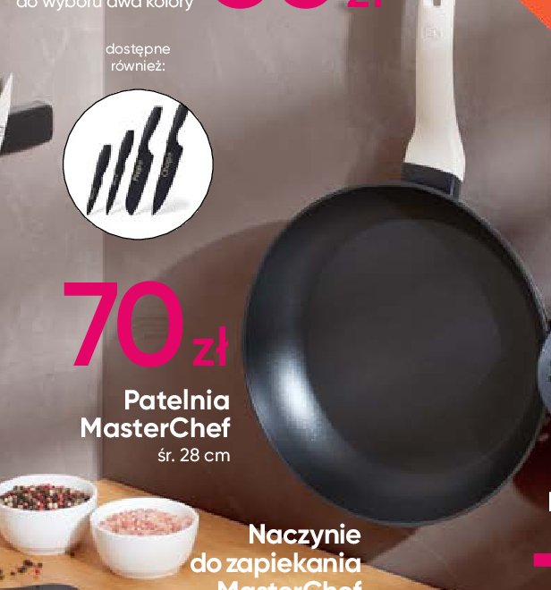 Patelnia 28 cm Masterchef promocja w Pepco