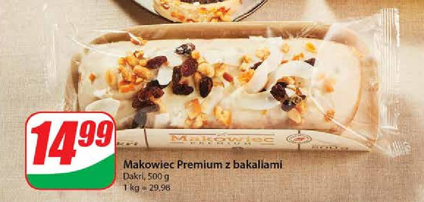 Makowiec premium Dakri promocja