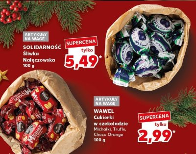 Śliwka nałęczowska Solidarność promocja w Kaufland
