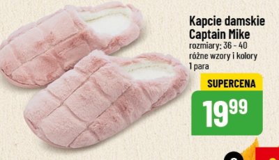 Kapcie damskie r. 36-40 promocja w POLOmarket