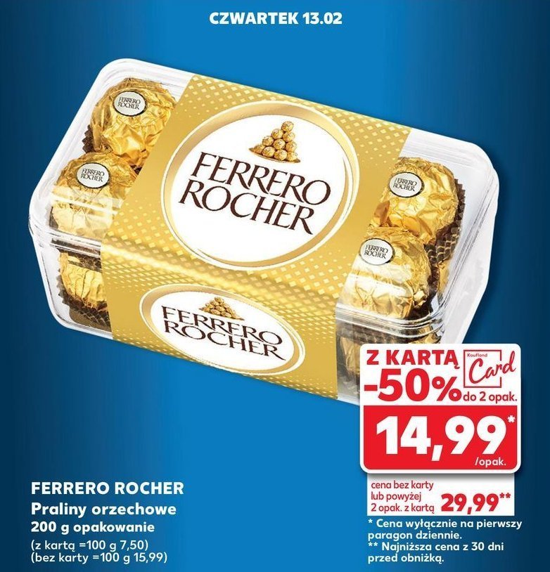 Czekoladki Ferrero rocher promocja