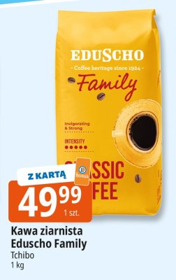 Kawa ziarnista Eduscho Family Tchibo promocja w Leclerc