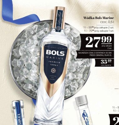 Wódka Bols Marine Premium Vodka promocja w POLOmarket