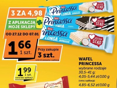 Rogalik 7Days Croissant różne rodzaje 60 g 3,32 zł/100 g lub 4 szt. 4,15 zł/100 g promocja w Euro Sklep