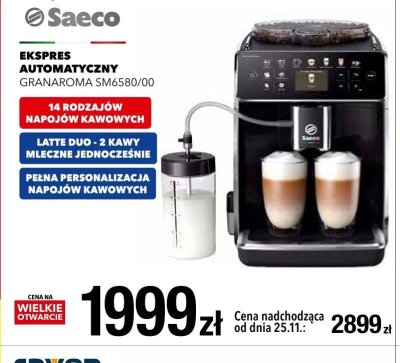 Ekspres automatyczny Saeco GranaRoma SM6580/00 promocja w RTV EURO AGD