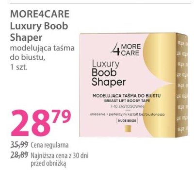 More4Care Luxury Boob Shaper modelująca taśma do biustu promocja w Hebe