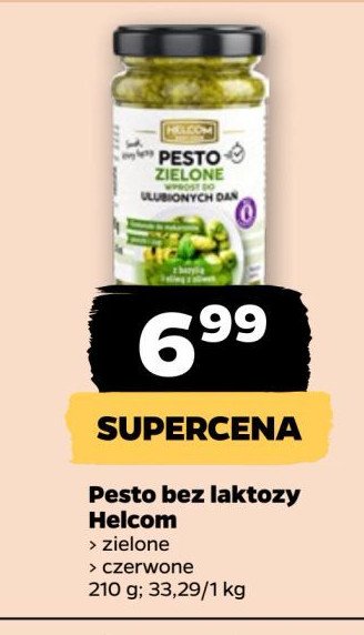 Pesto zielone Helcom promocja w Netto