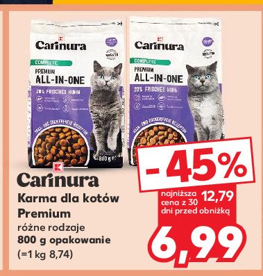 Karma dla kota all in one K-classic carinura promocja