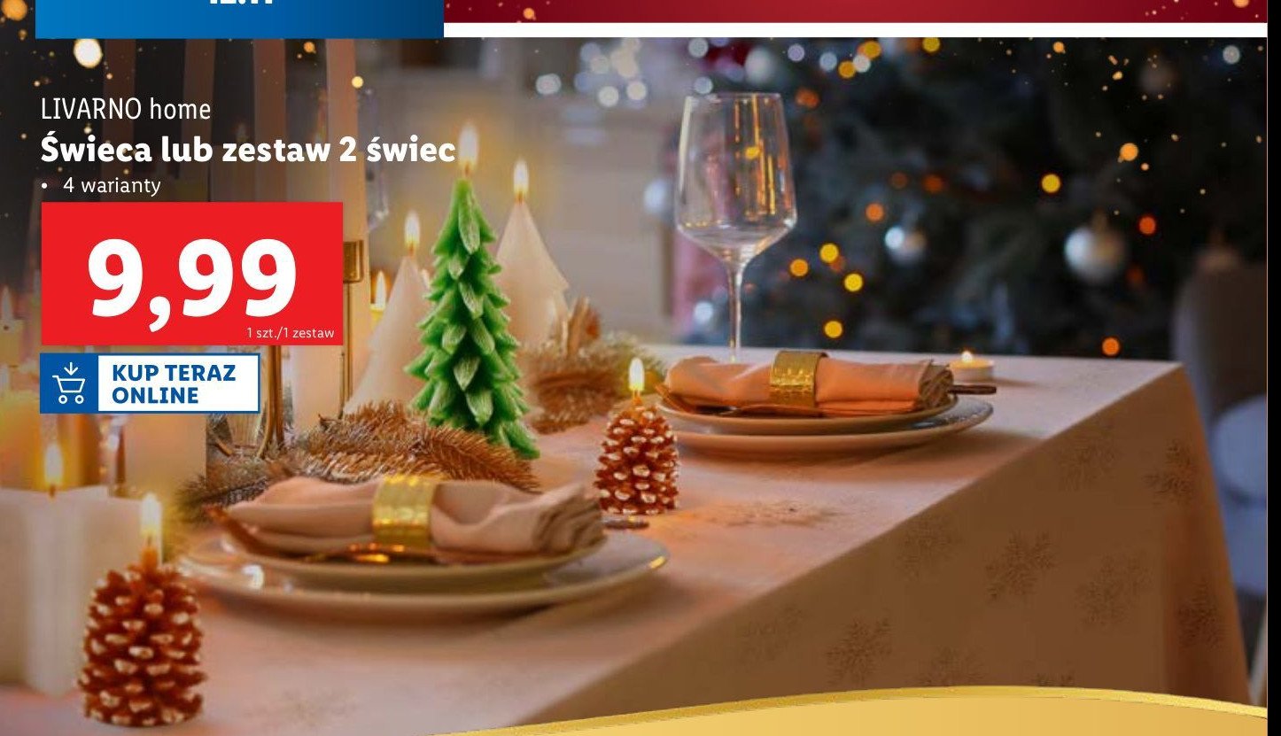 Świeczka LIVARNO HOME promocja