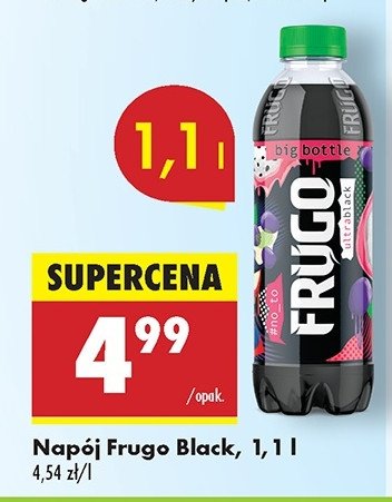 Napój czarny Frugo promocja