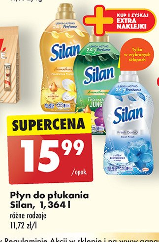 Płyn do płukania tkanin cool fresh Silan fresh control promocja