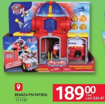 Zabawka Remiza Psi Patrol promocja w Selgros