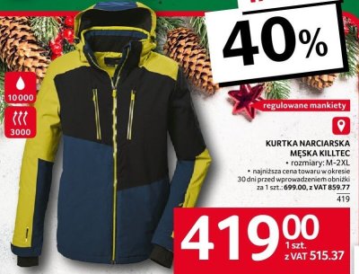 Kurtka narciarska męska Killtec promocja w Selgros