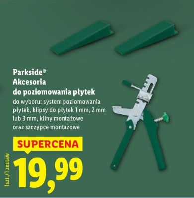Akcesoria do poziomowania płytek  promocja w Lidl