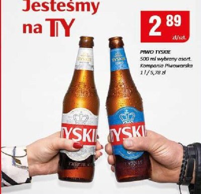 Piwo Tyskie promocja w Chorten