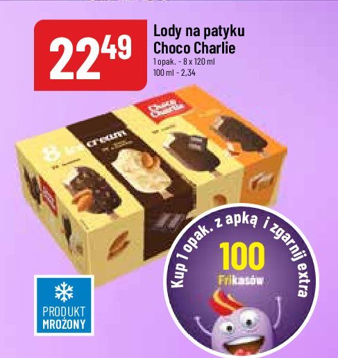 Lody Choco charlie promocja