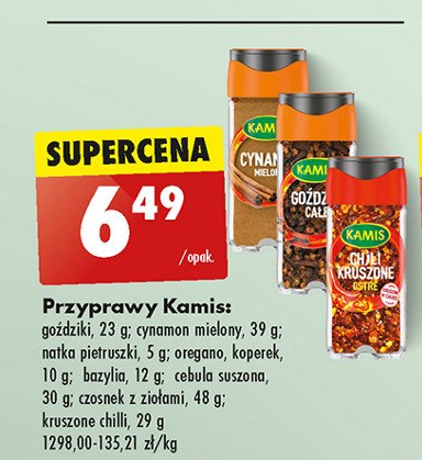 Cebula suszona Kamis promocja