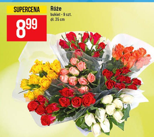 Róże cięte bukiet promocja