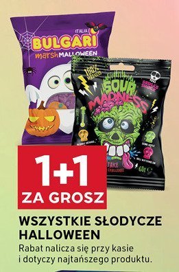 Słodycze Halloween różne rodzaje promocja w Stokrotka