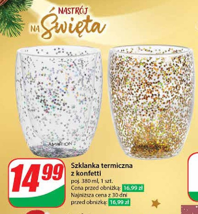 Szklanka termiczna z konfetti 380 ml promocja