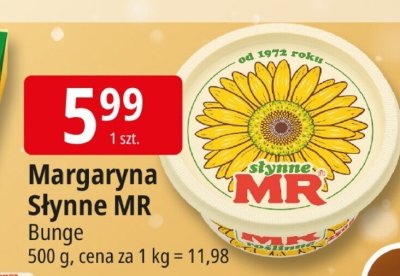 Margaryna Słynne MR Bunge promocja w Leclerc