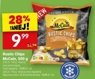 Rustic Chips McCain, 500 g promocja w Twój Market