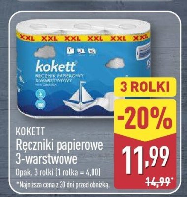 Ręczniki papierowe 3-pak promocja w Aldi