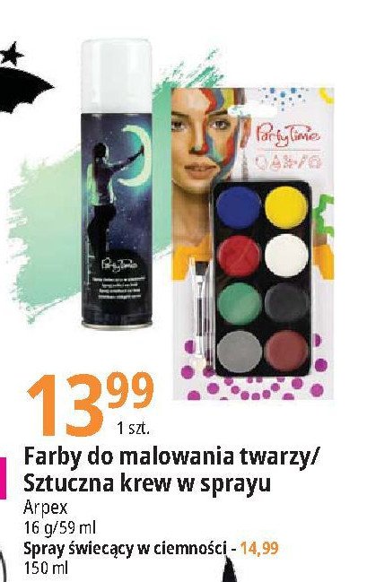 Sztuczna krew w sprayu Arpex promocja