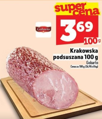 Kiełbasa Krakowska podsuszana 100 g Gobarto promocja w TOPAZ
