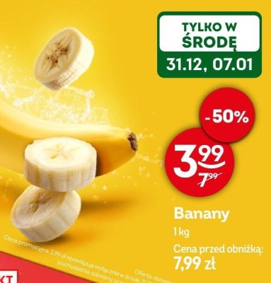 Banany Yellow premium bananas promocja w Żabka