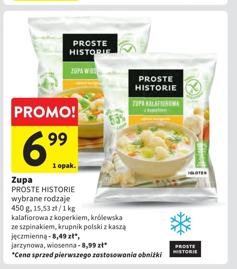 Zupa wiosenna Iglotex proste historie promocja