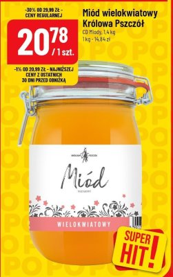Miód wielokwiatowy Królowa Pszczół promocja w POLOmarket