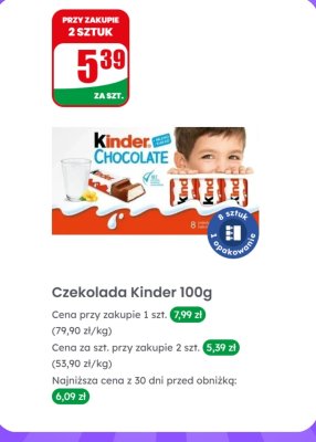 Czekolada promocja w Dino