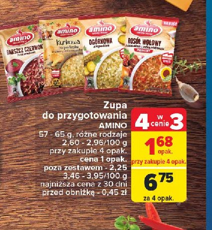 Zupa kurkowa po podlasku Amino promocja