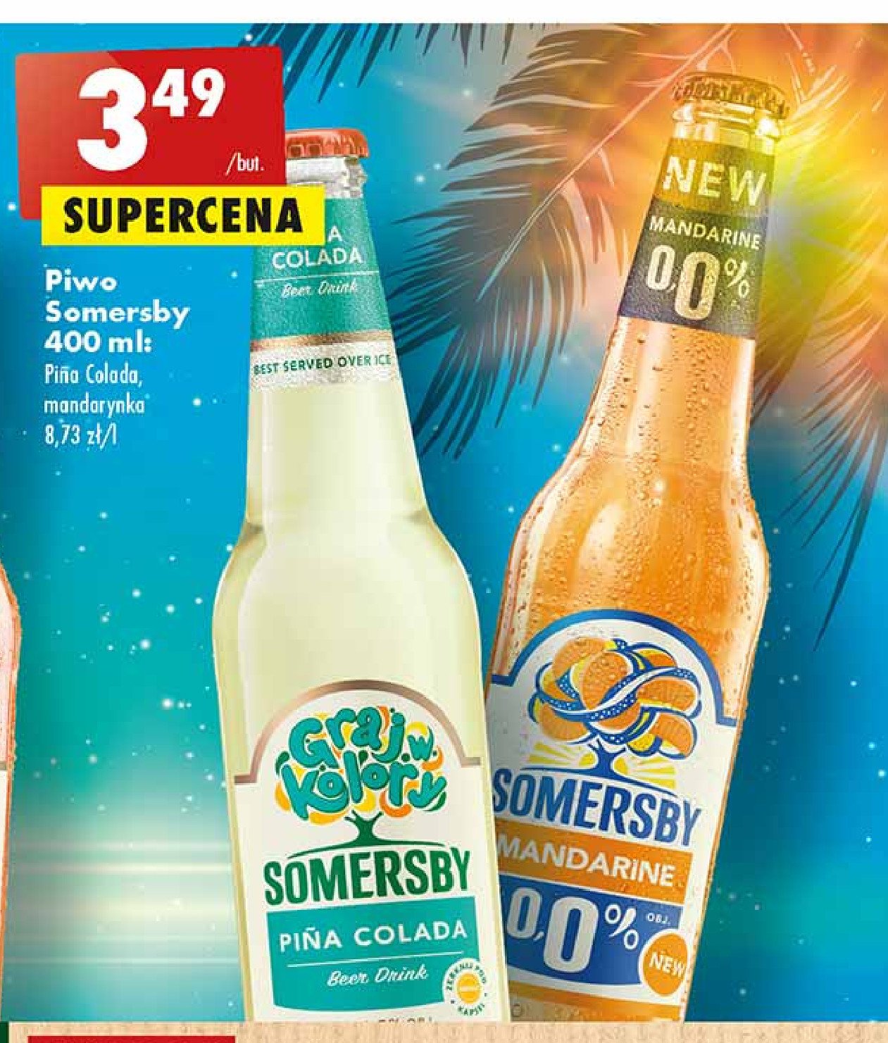 Piwo Somersby mandarine 0.0% promocje