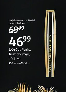 Tusz do rzęs L'oreal volume million lashes promocja