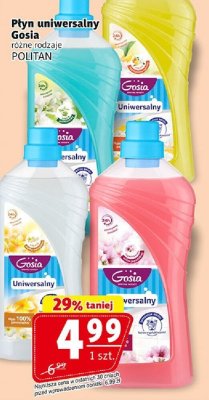 Płyn uniwersalny Gosia różne rodzaje Politan promocja w Prim Market