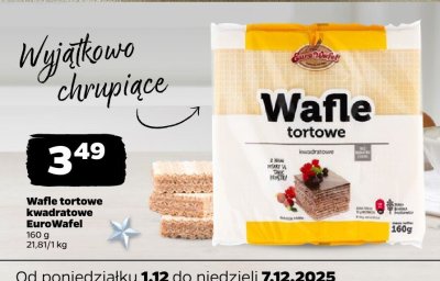 Wafle tortowe kwadratowe  promocja w Netto