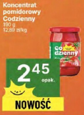 Koncentrat pomidorowy Codzienny promocja w Delikatesy Centrum